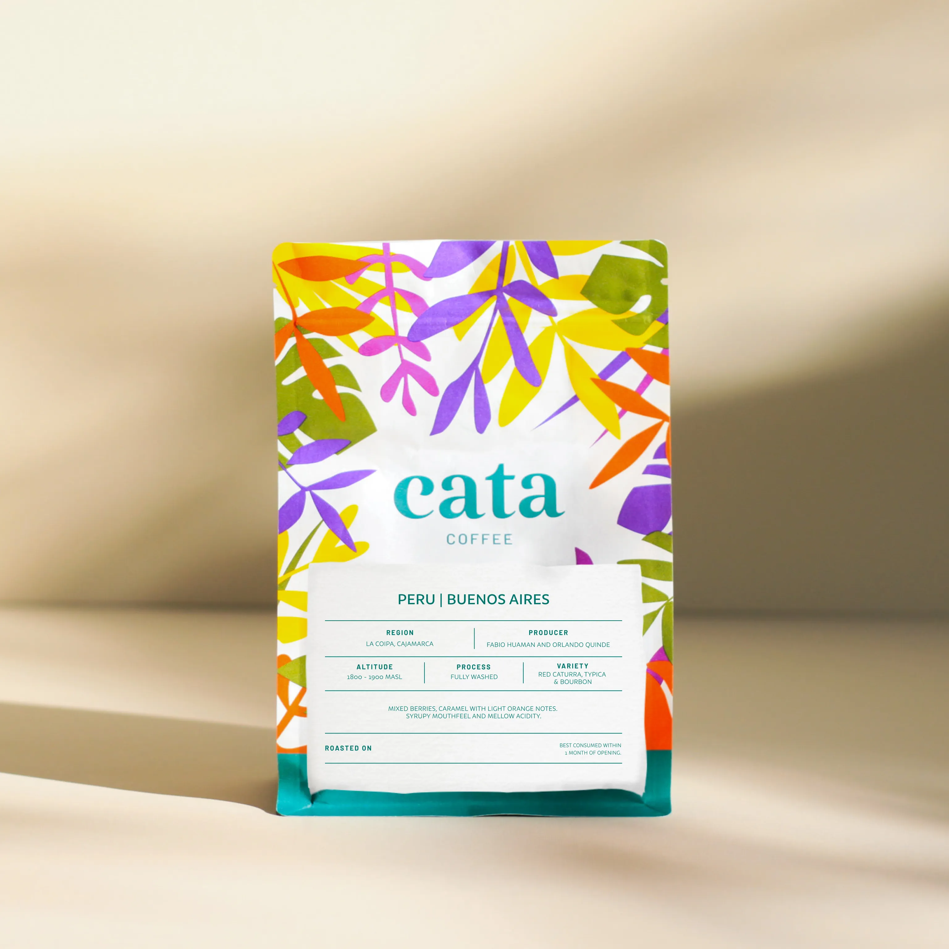 A photo of a packaging designed by Aquí