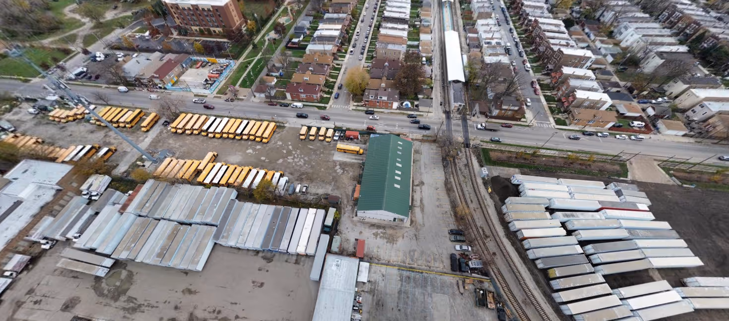 Bus yard captured with Spexi drone