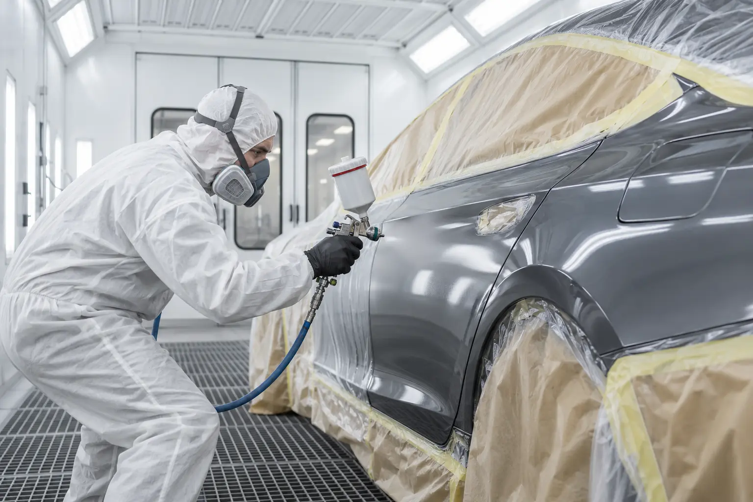 Auto body and paint repair at DAS Automotive in Edmonton