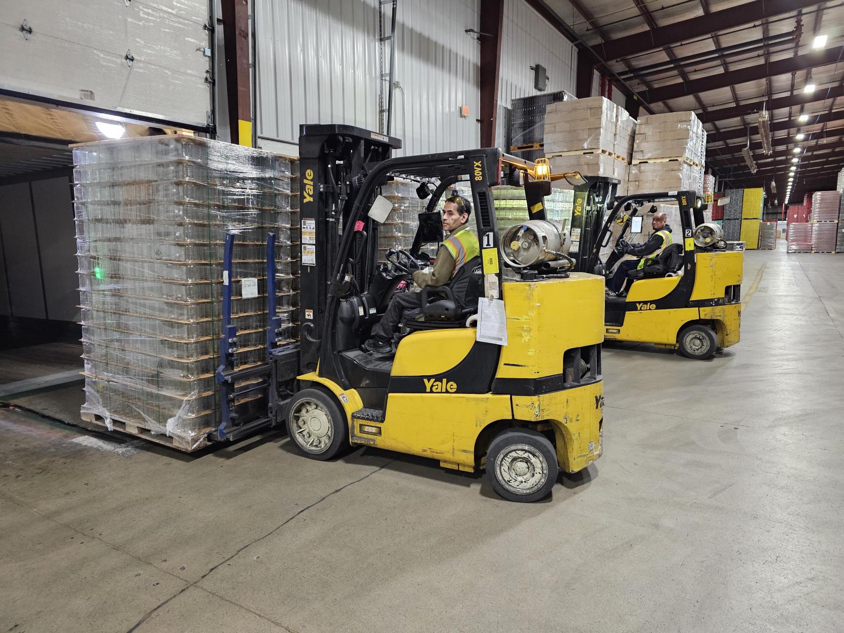 Inside Buske Logistics 3PL warehouse