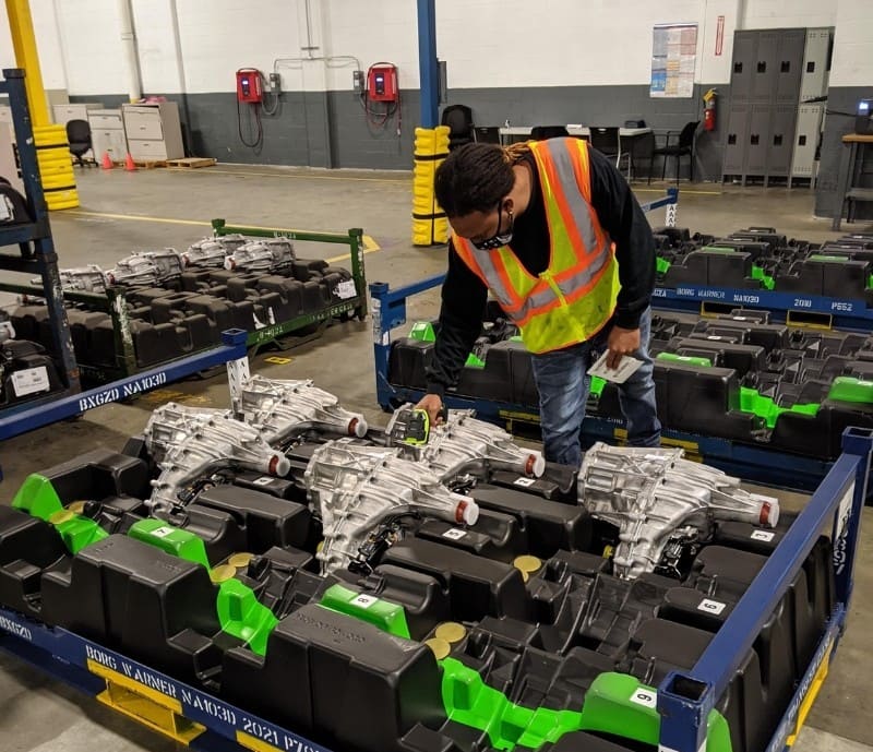 In-Line Vehicle Sequencing inside Buske 3PL warehouse