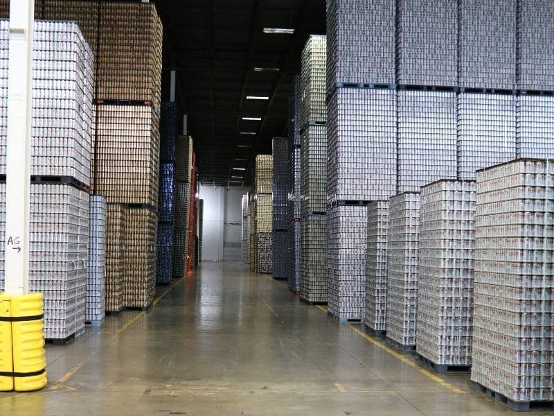 Inside Buske Logistics fulfillment center and warehouse facility in Milwaukee Wisconsin