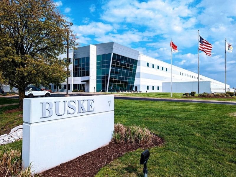 Buske Logistics 3PL warehouse facility and corporate office in Edwardsville, Illinois