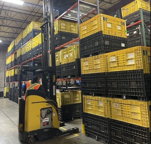 Inside Buske Logistics 3PL fulfillment center & warehouse in Louisville, KY
