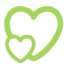 double heart icon