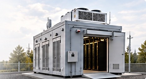 Small prefabricated data center enclosure