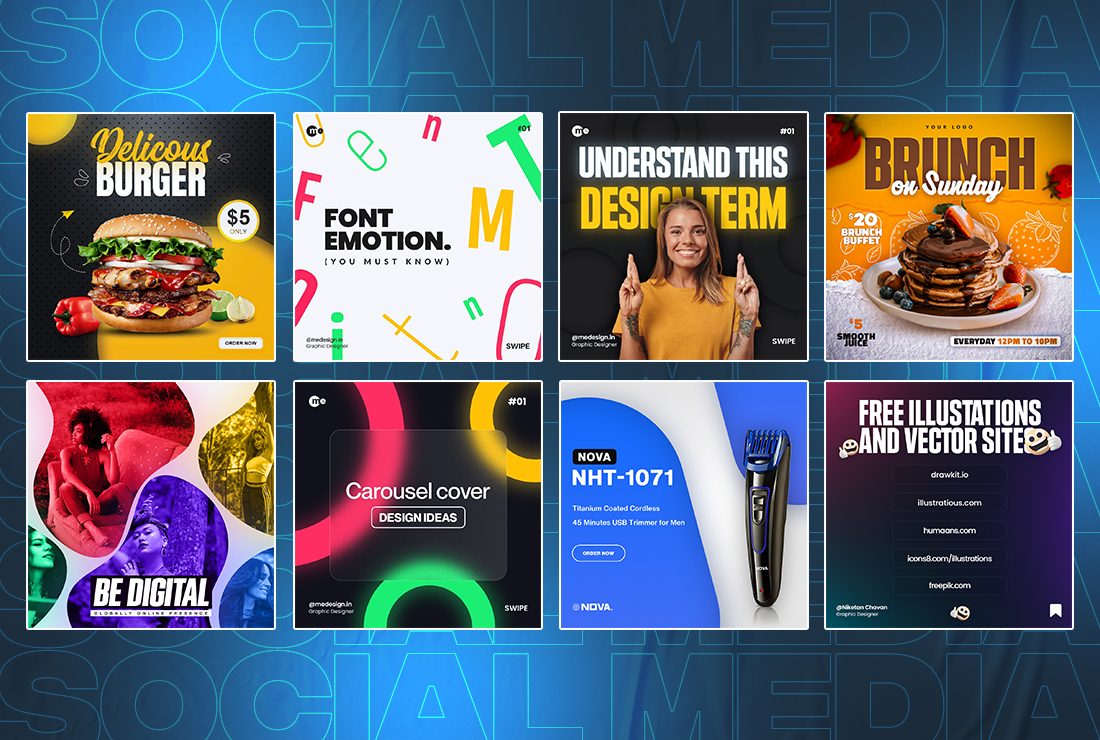 social design banners
