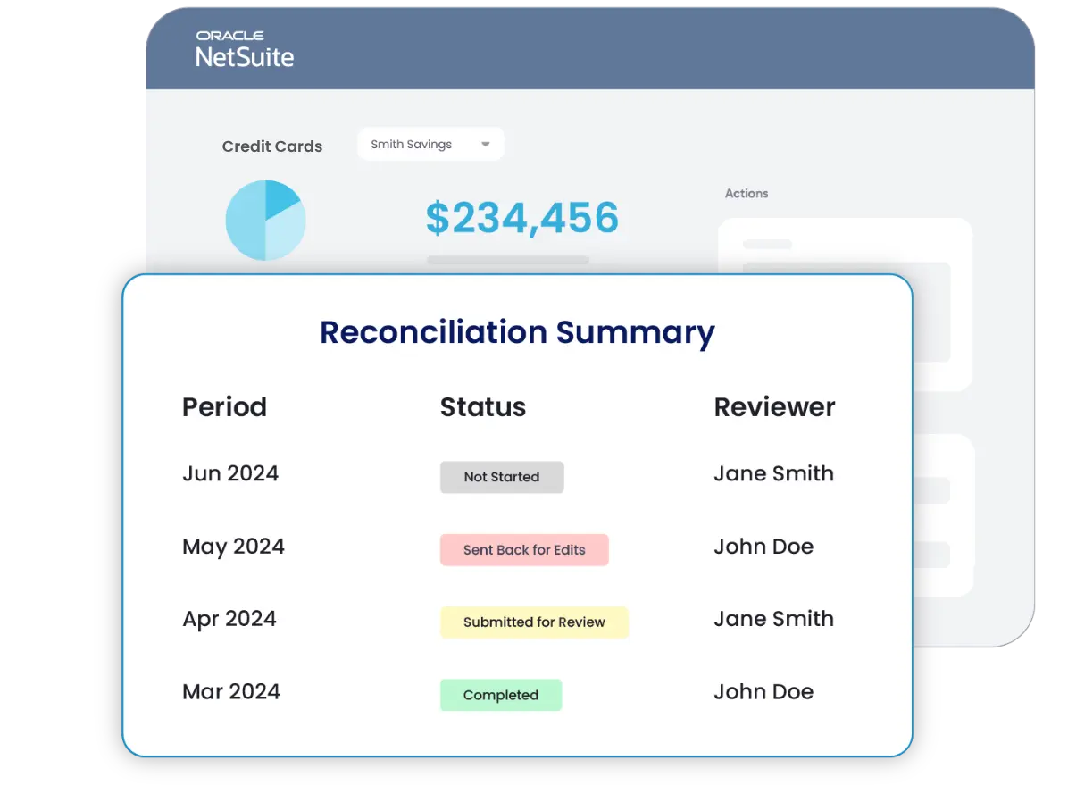 Credit Card Reconciliation software in NetCash