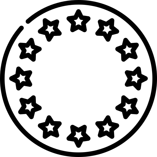 Black and white map of Europe with highlighted countries and capitals.