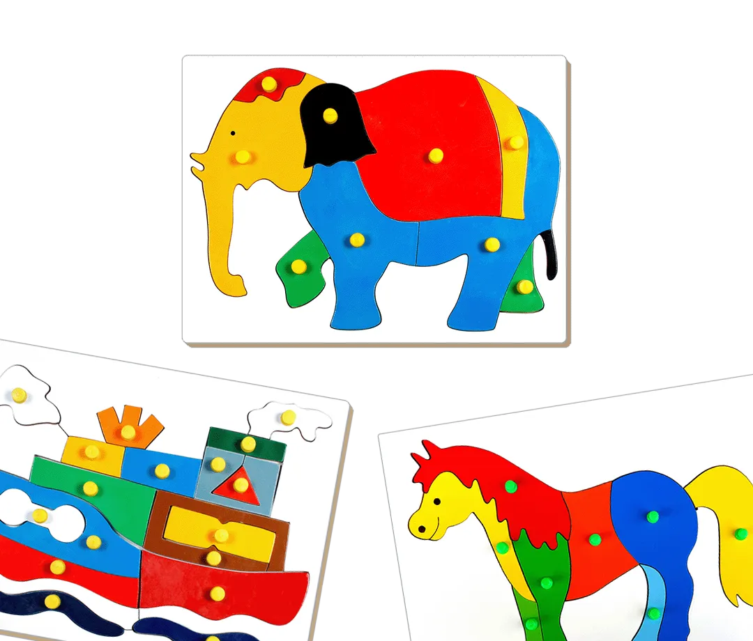 Wooden Puzzle  Set