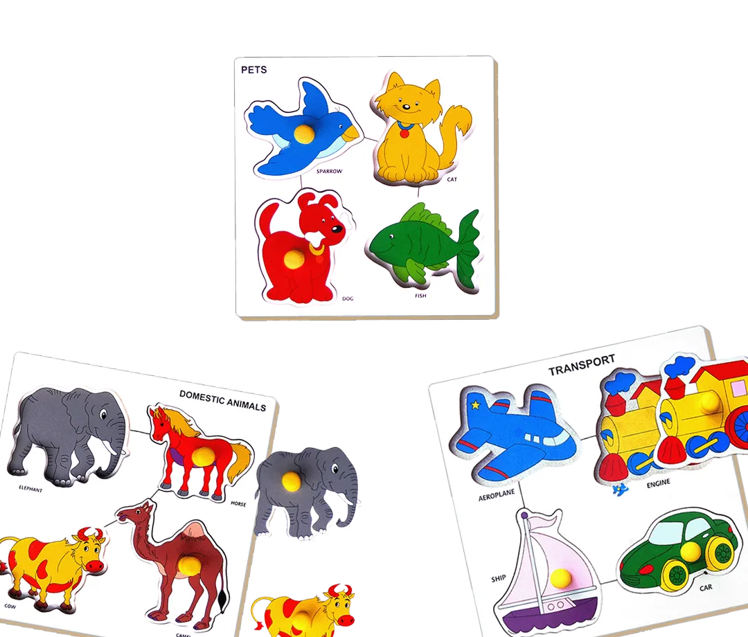 Wooden Double Layer Puzzle.