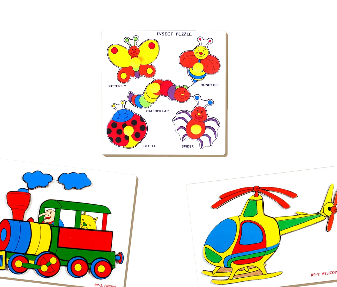 Wooden Double Layer Puzzle.