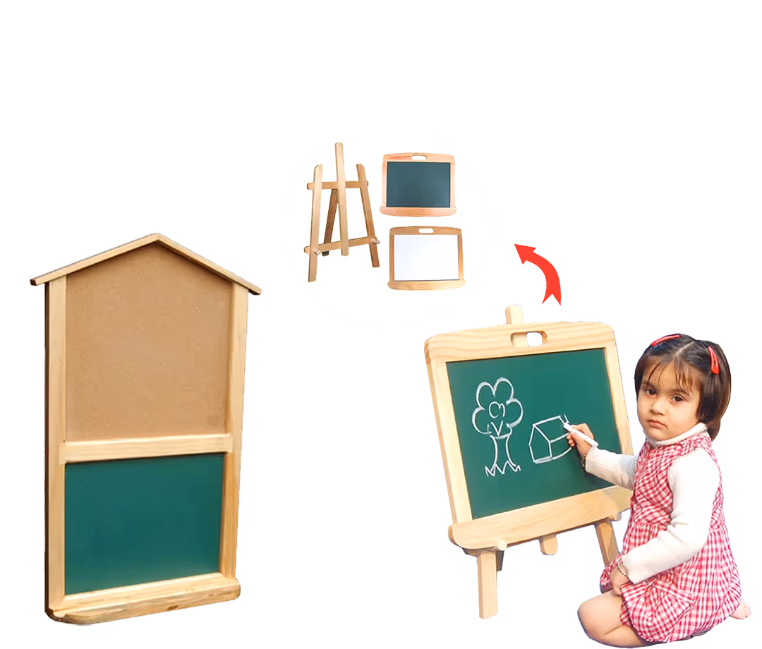Wooden Easel.