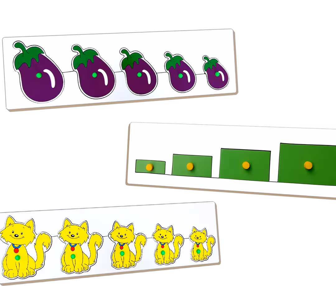 Wooden Size & Seriation Puzzle.