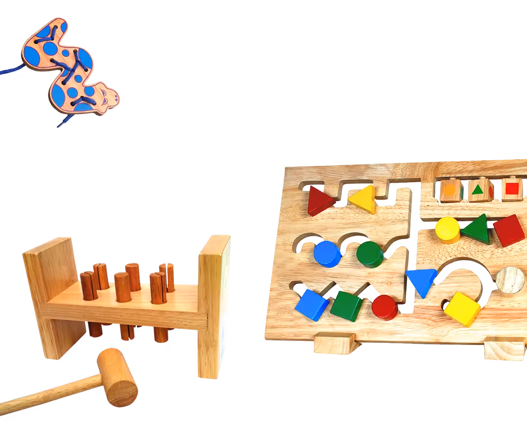 Wooden Hand & eye coordinator toys.