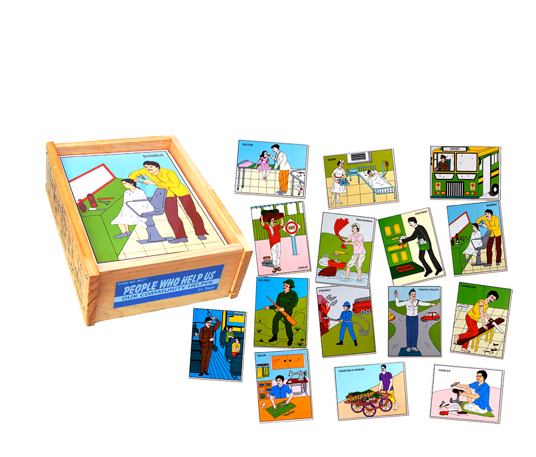 Wooden Magnetic Puzzle.