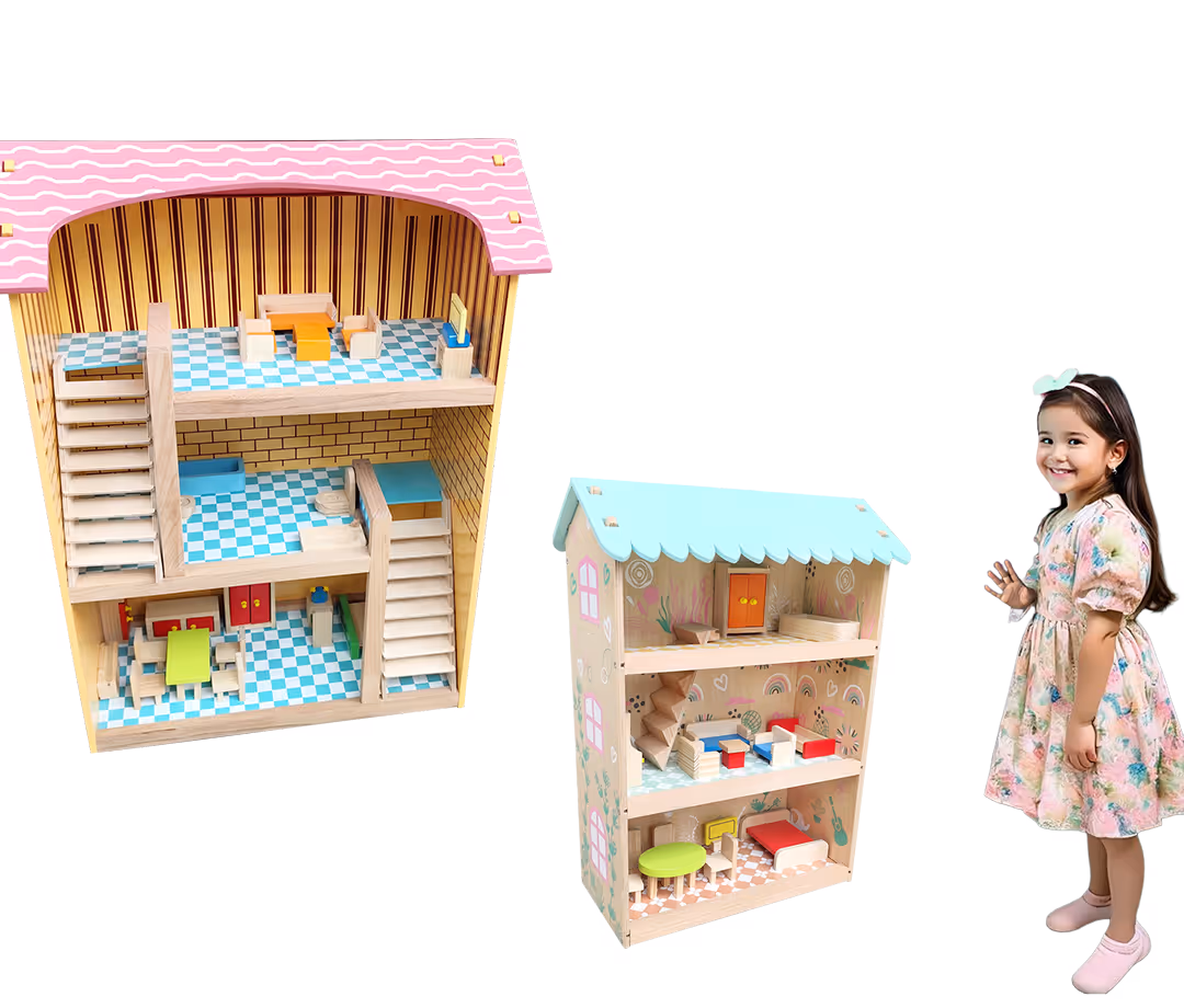 Wooden Doll House for kids.