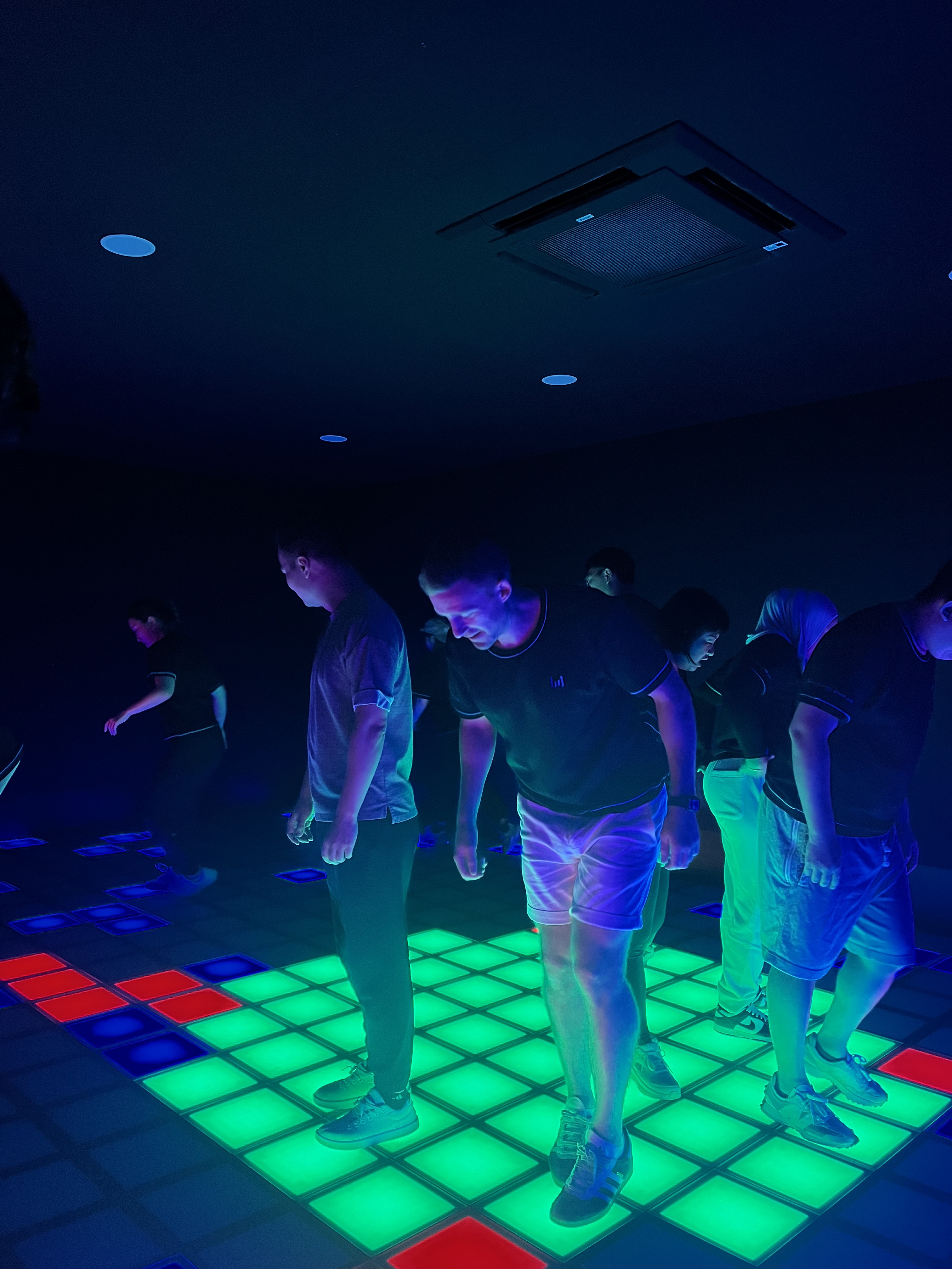 Corporate team bonding activity at Griddy Grid Bugis
