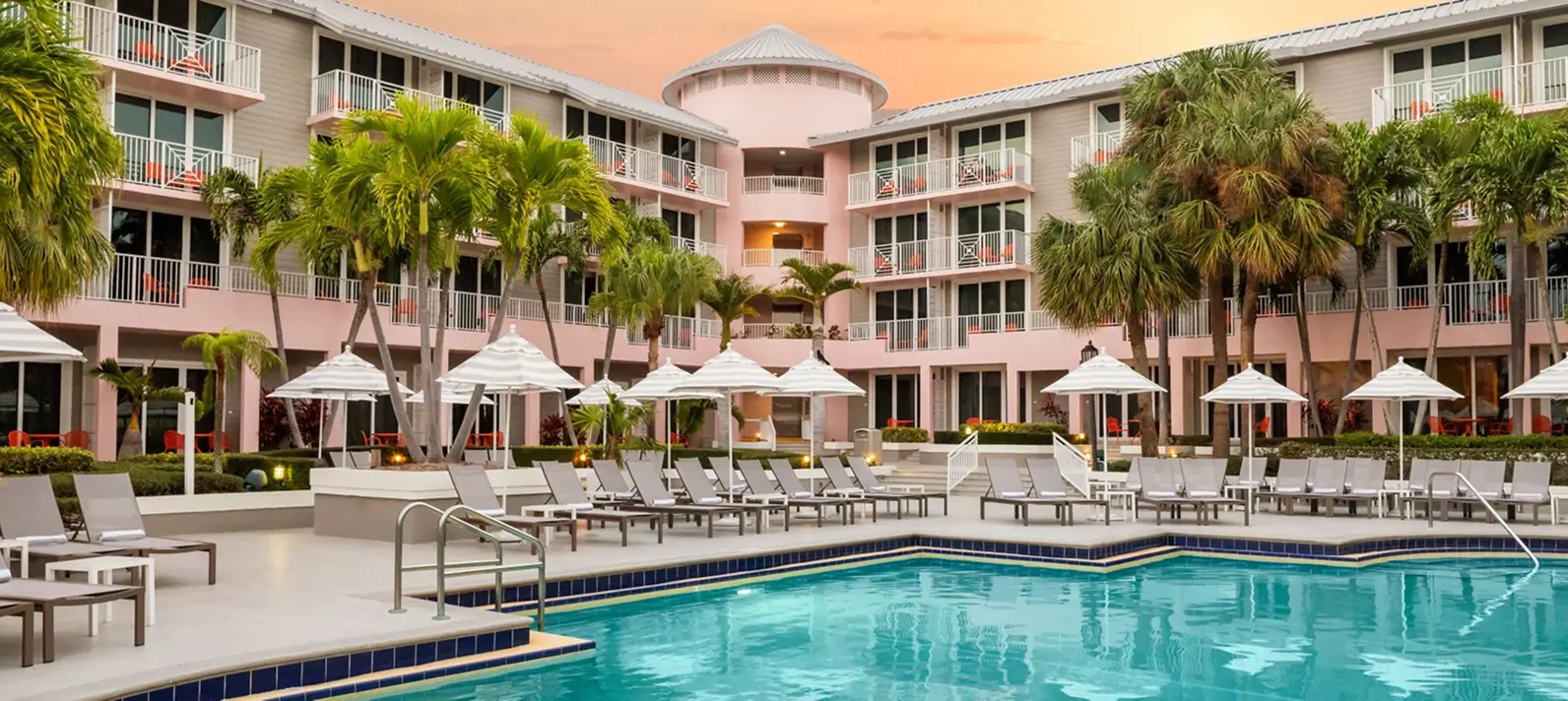 Photograph of decadent resort pool