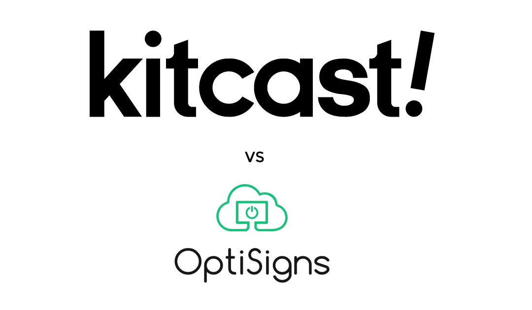 Kitcast vs OptiSigns comparison 2026