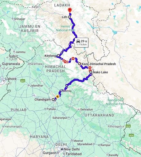Zusammenfassung der Reise