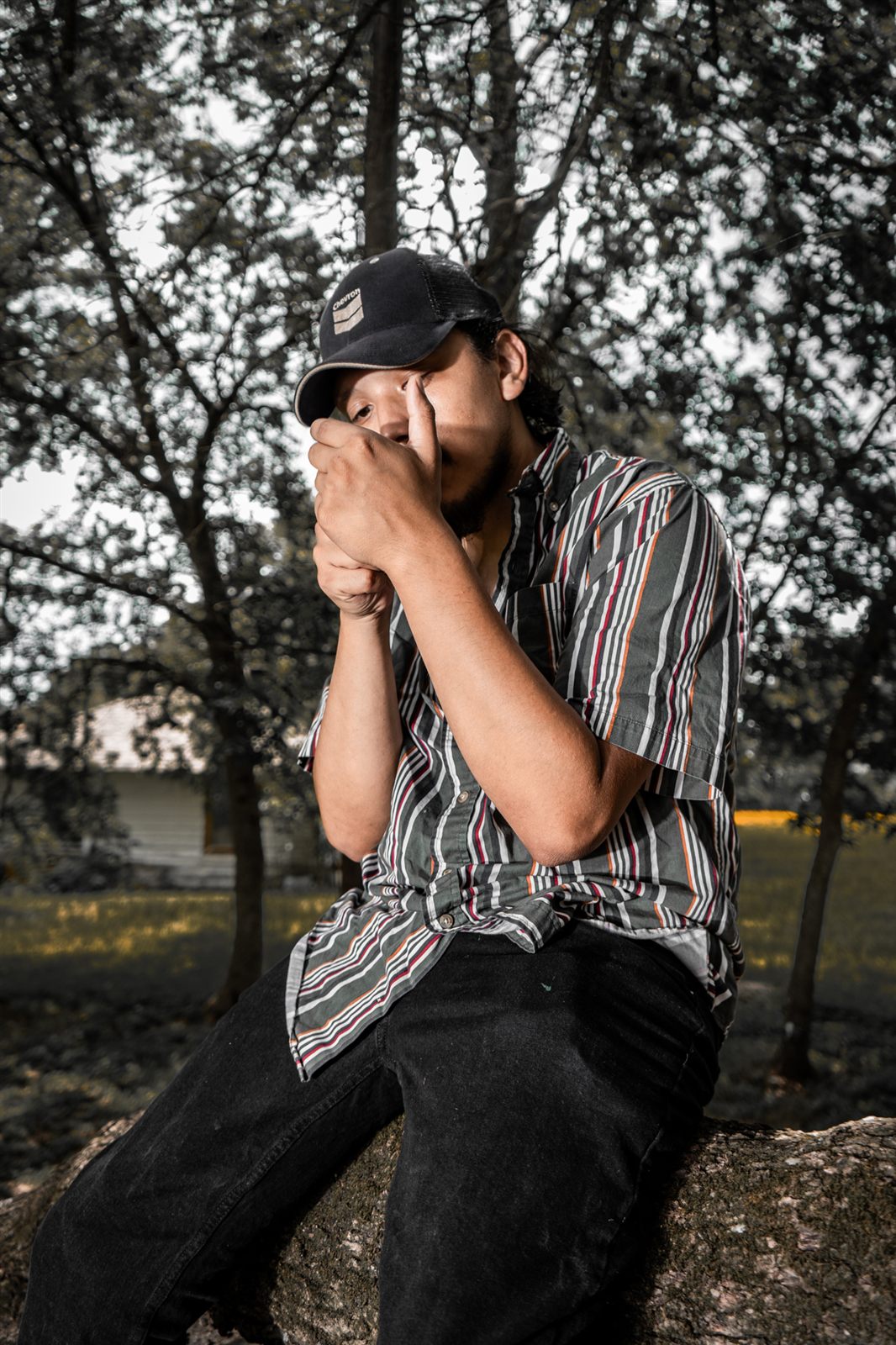 Damian Flores in Houston, photographed by Brady Gleason