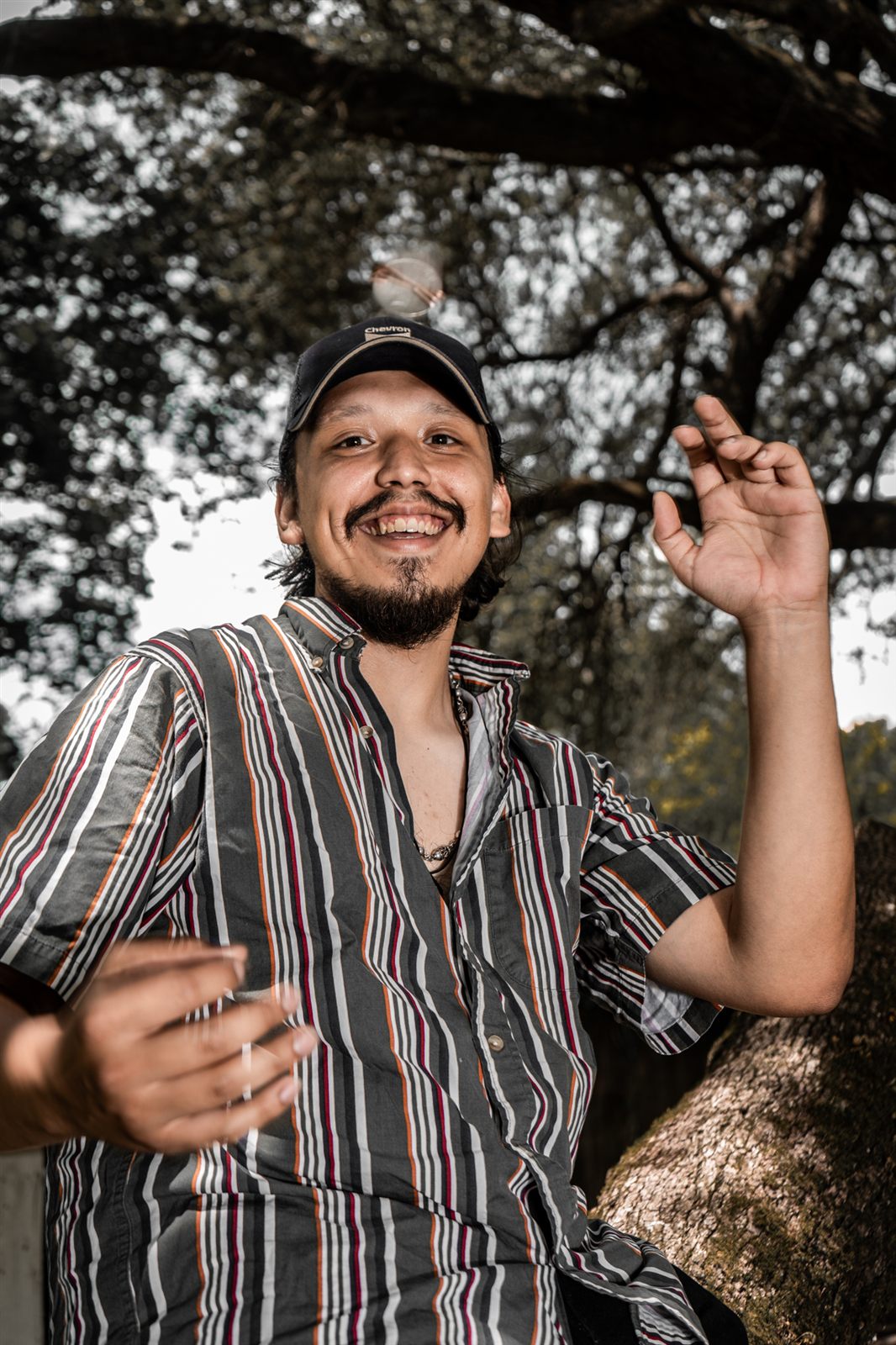 Damian Flores in Houston, photographed by Brady Gleason