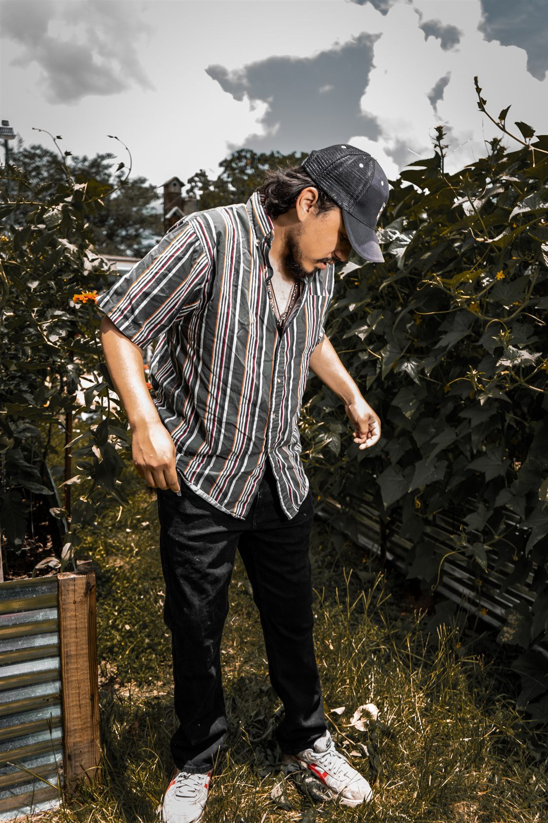 Damian Flores in Houston, photographed by Brady Gleason
