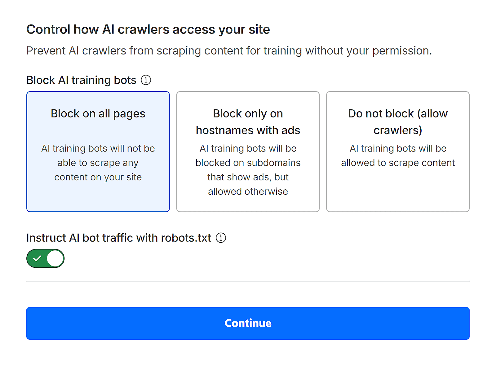 Cloudflare – Security bots