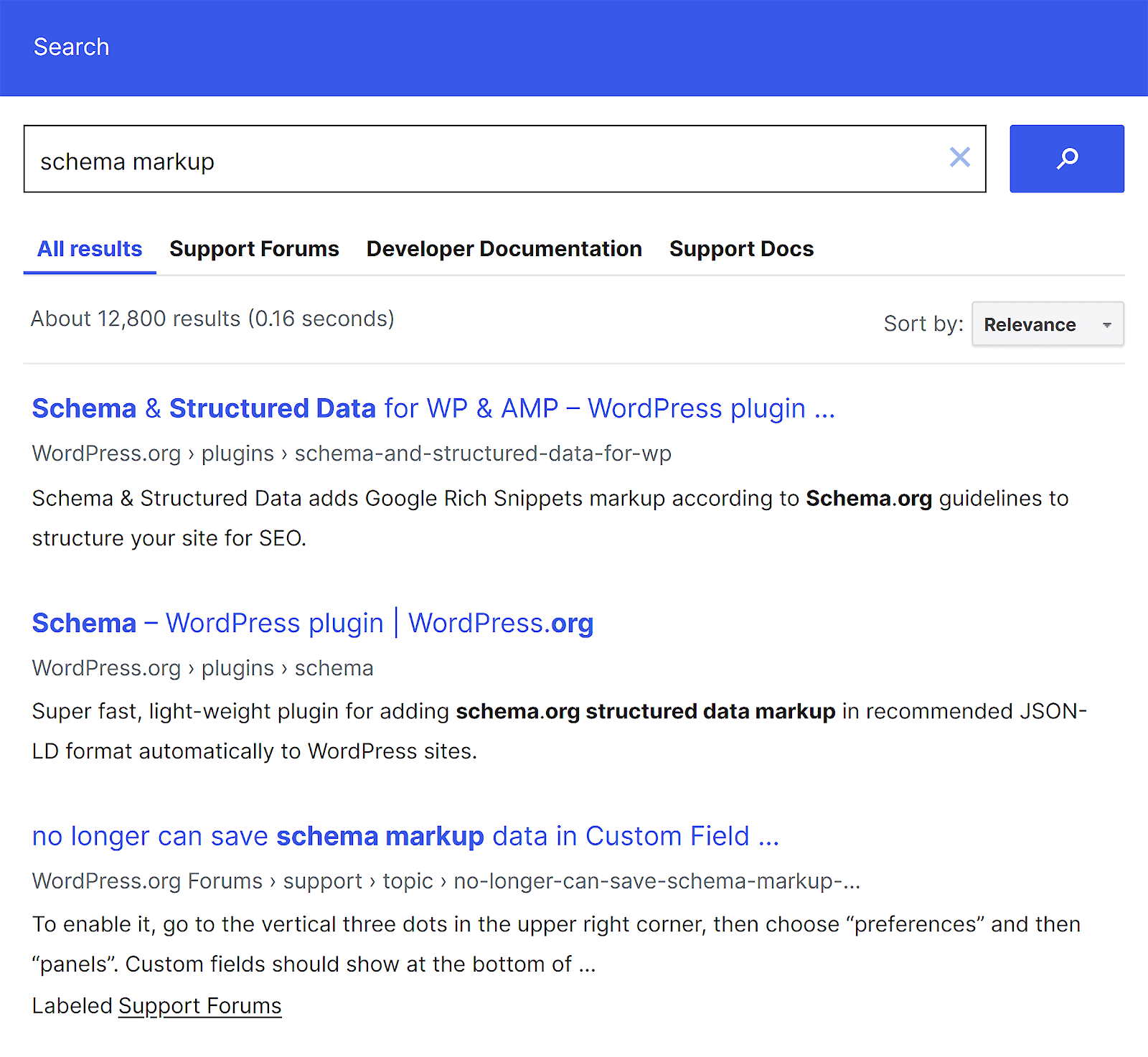 WordPress – Schema Markup