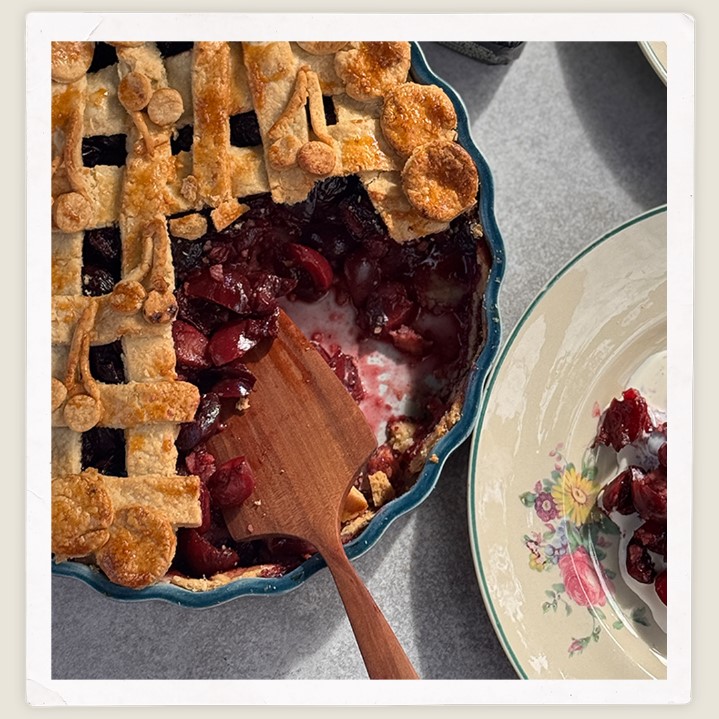 Brown Butter Cherry Pie 