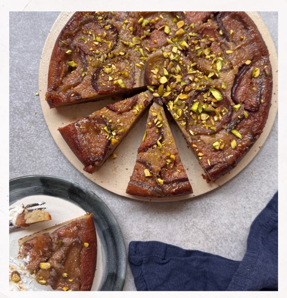 Fig & Earl Grey Upside Down Cake 