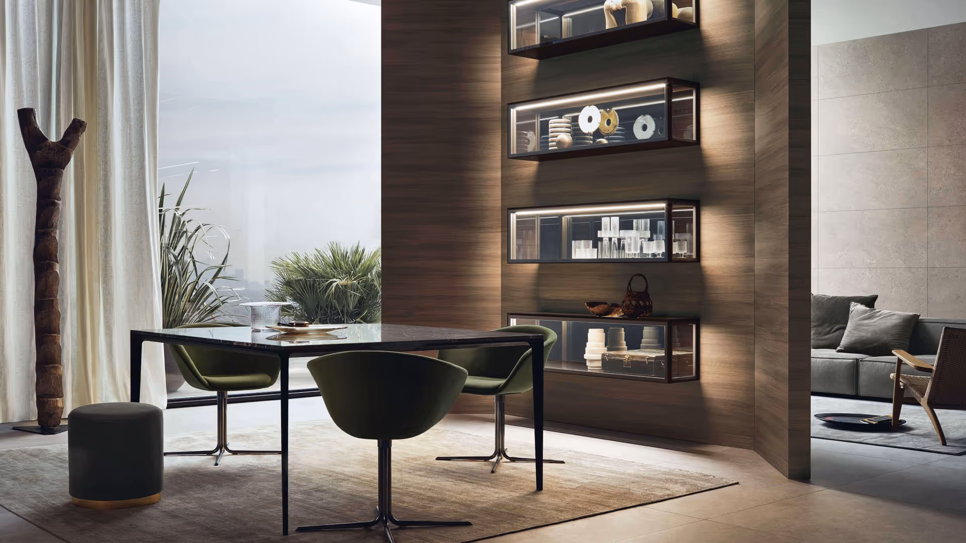 Alambra 6 Glass Cabinet