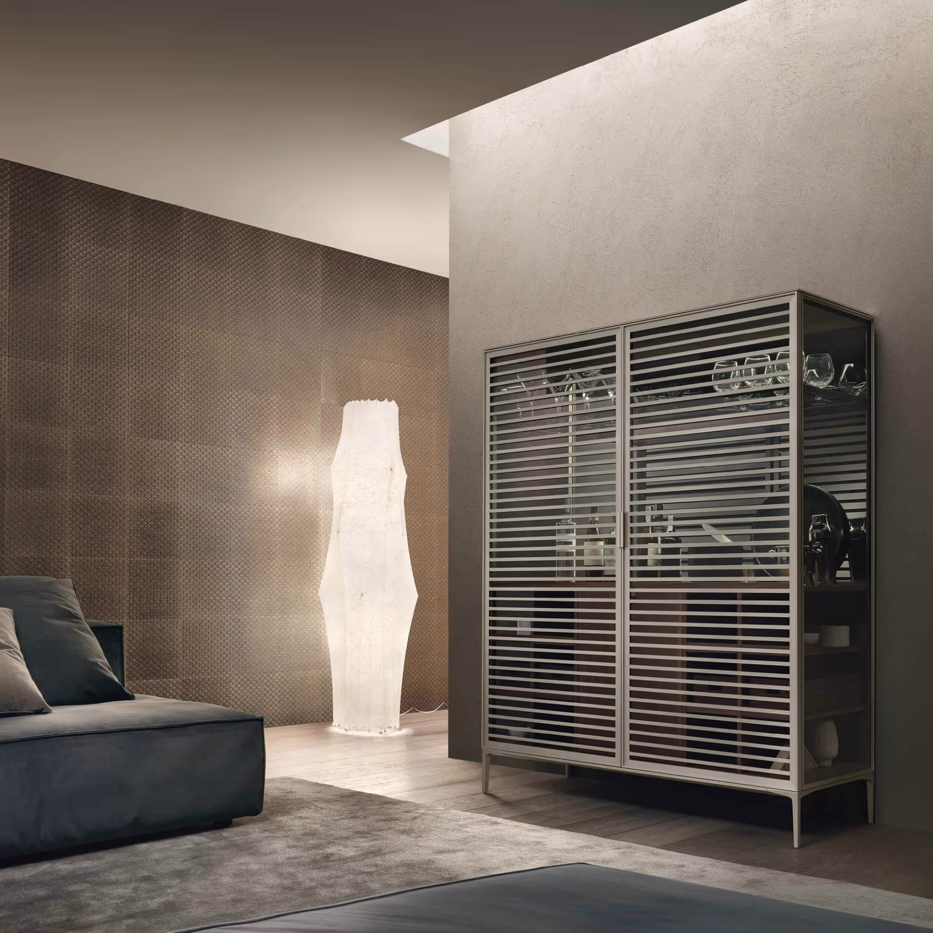 Alambra 2 Glass Cabinet
