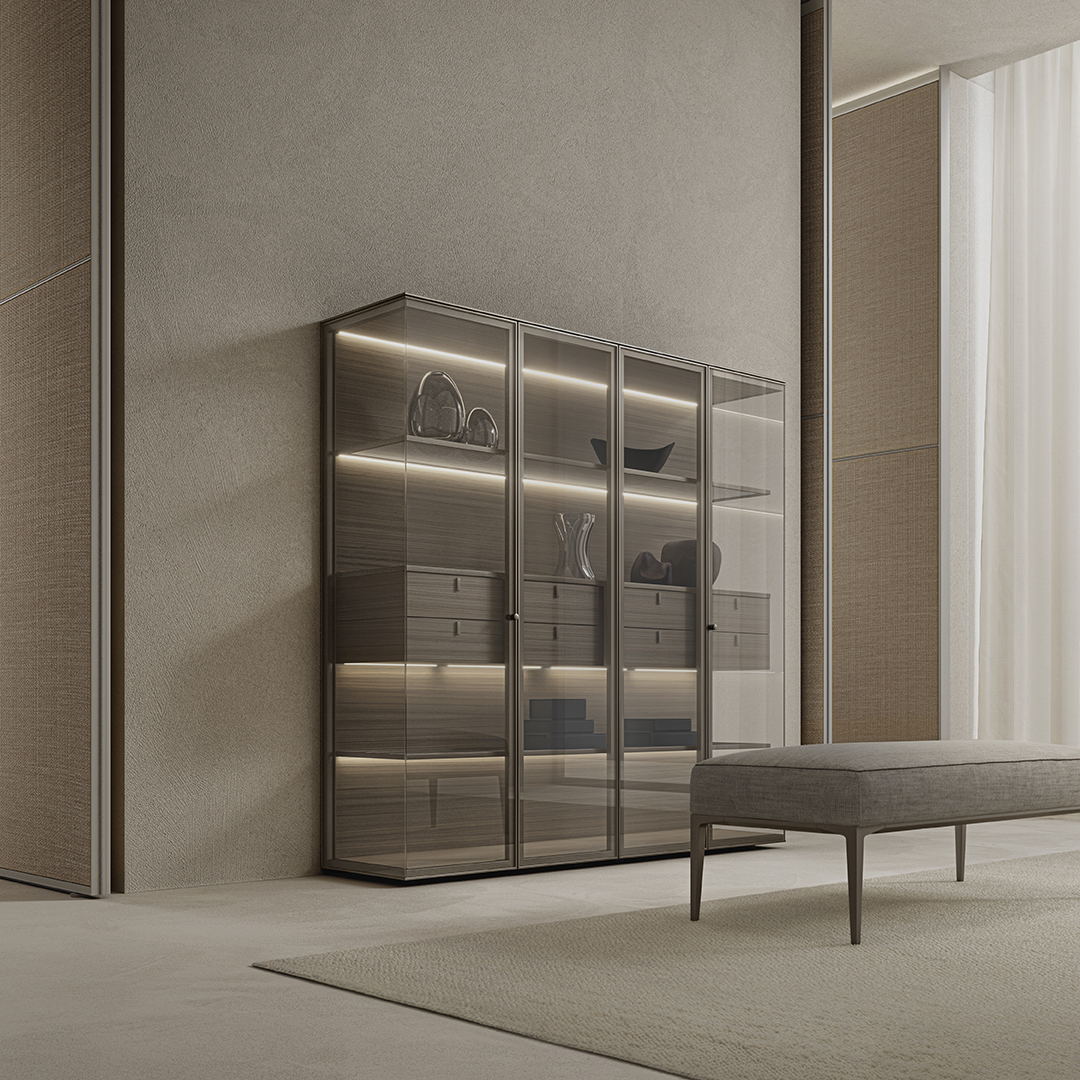 Aliante 2 Glass Cabinet
