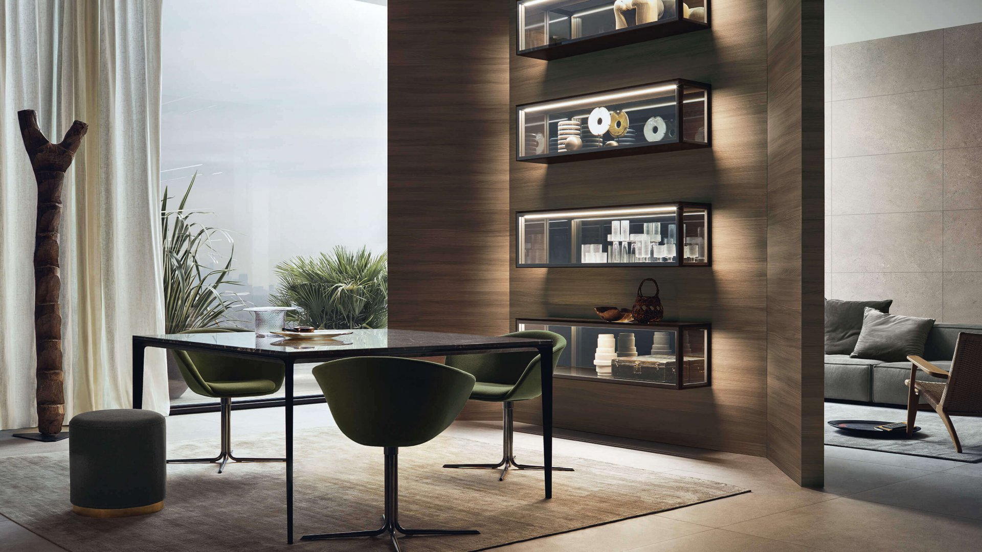 Alambra 6 Glass Cabinet