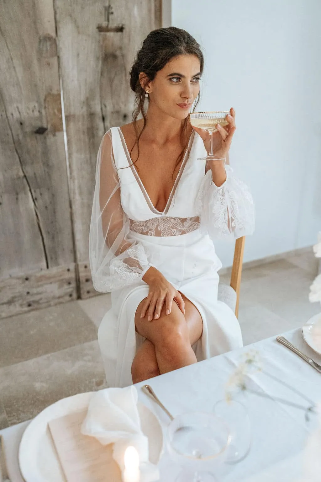 Robe de mariée bohème