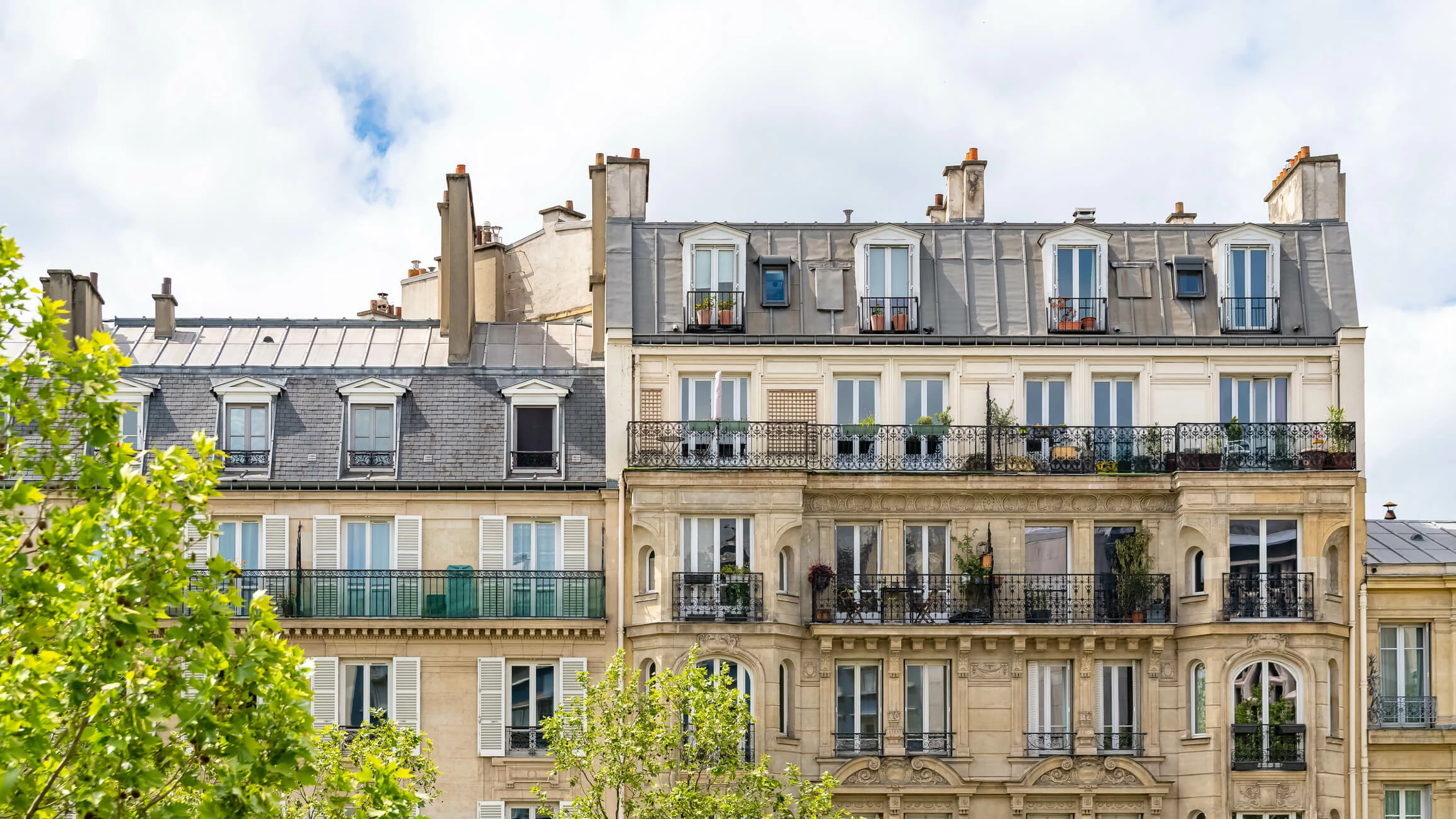 Immeuble ancienne au cœur de la France.