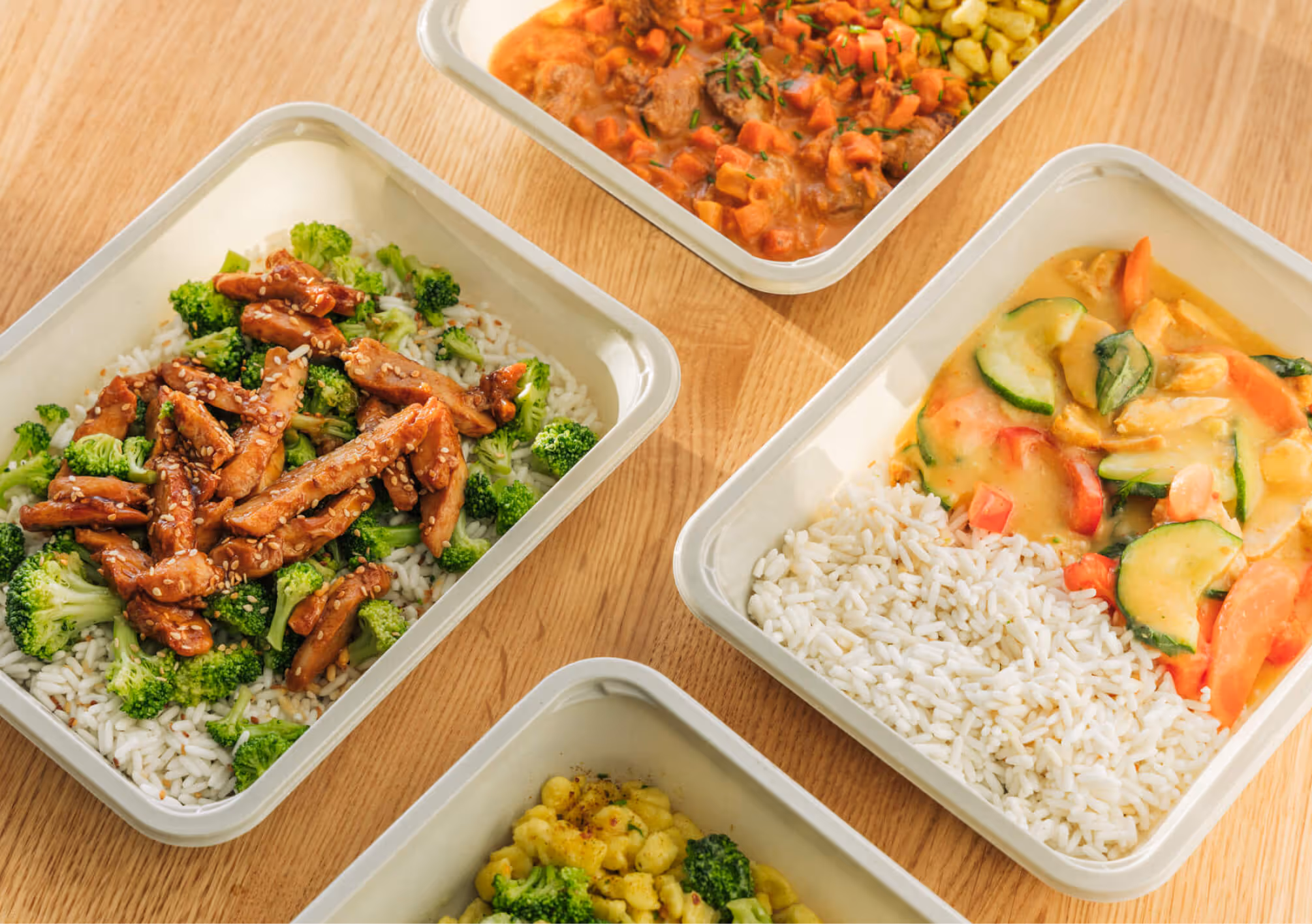 Essensauswahl vom freshtaste Automaten