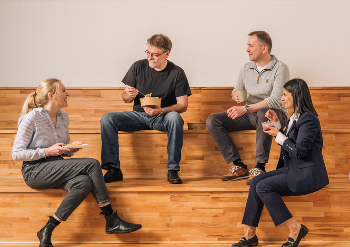 Teamverpflegung mit Essensautomaten.