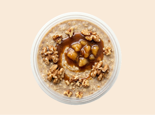 Knusprige Overnight Oats  mit Walnüssen
