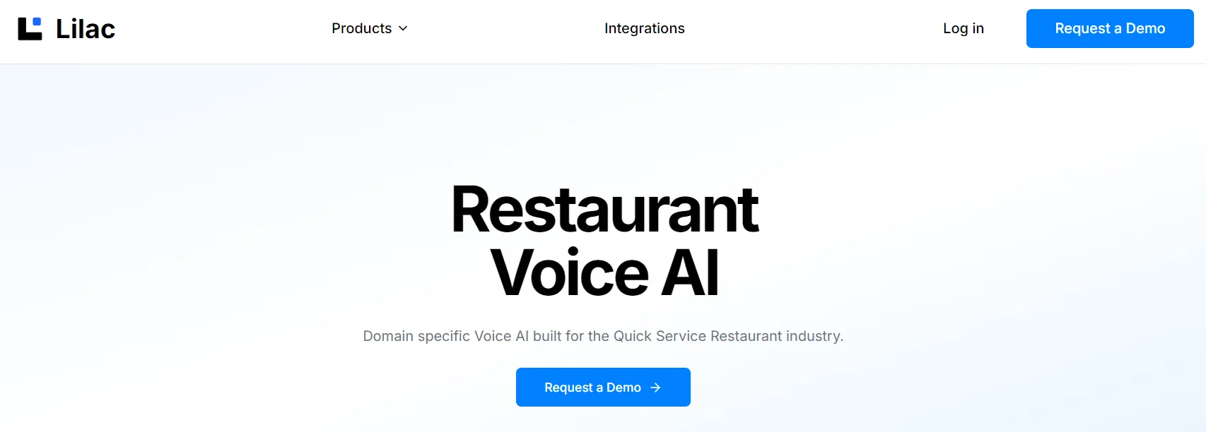 Latest domain-specific Restaurant Voice AI platform by Lilac for quick service automation