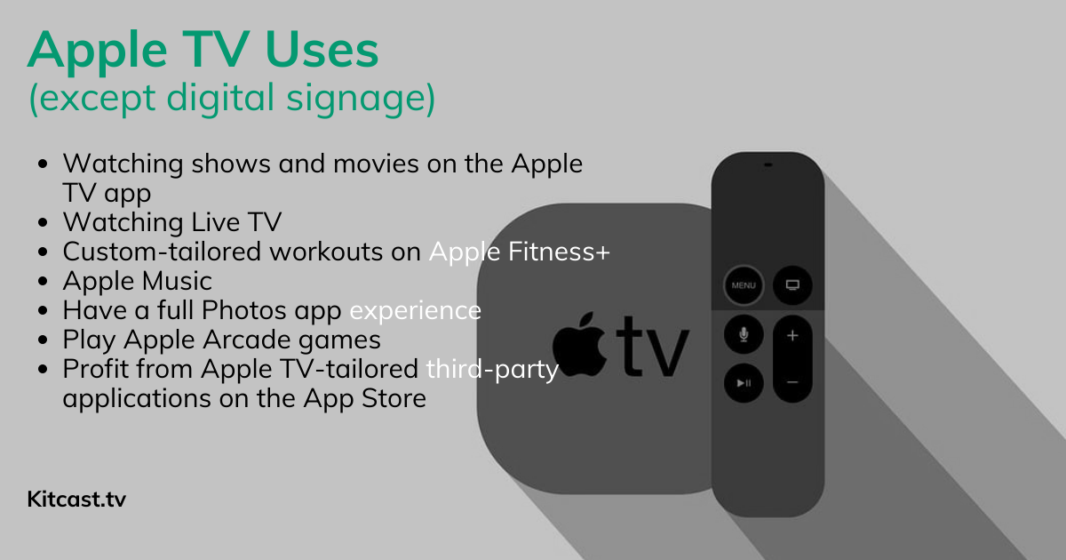 Apple TV uses