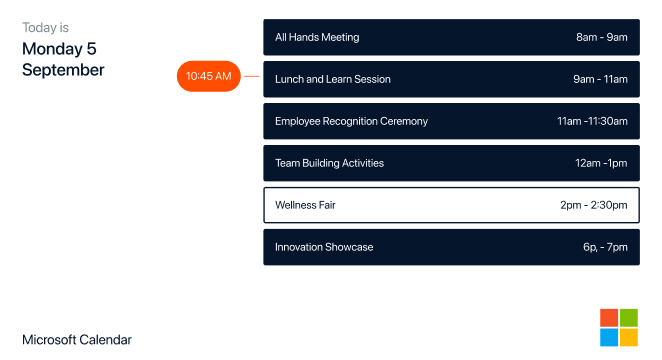 microsoft calendar hero image