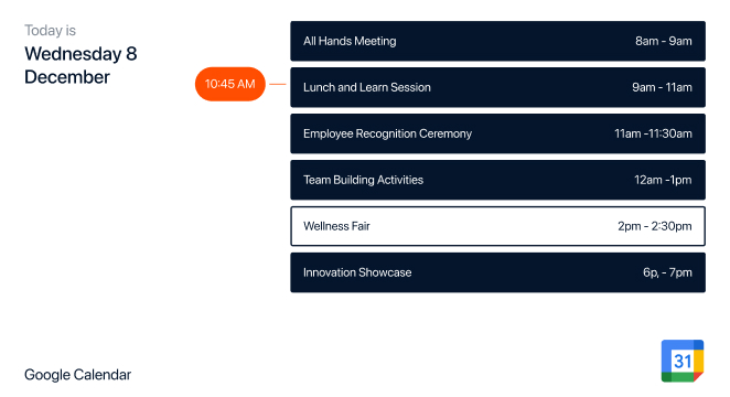 google calendar hero image