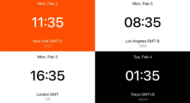 world clock hero image