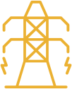 High voltage service icon