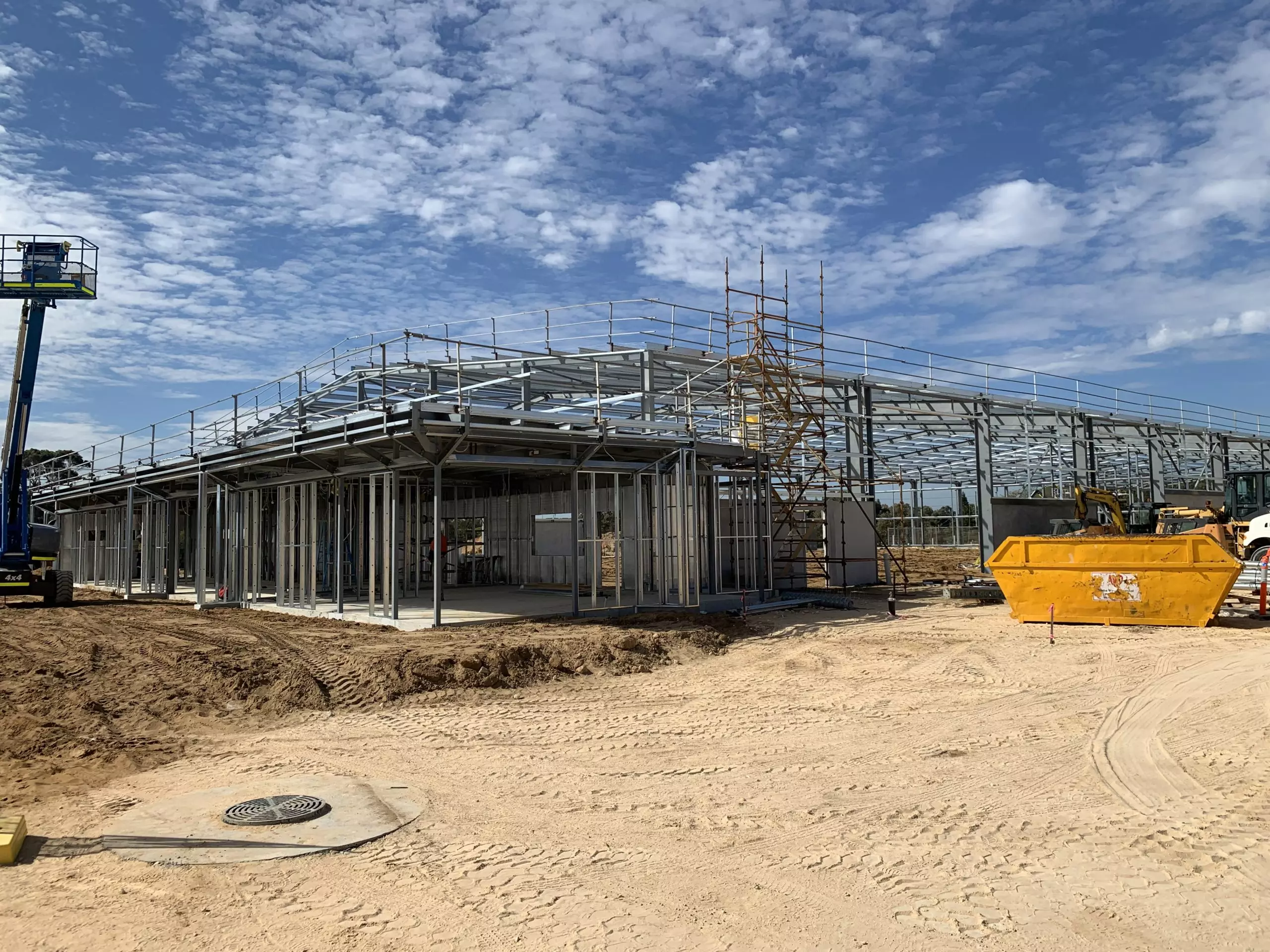 Commercial electrical fit-out at Booth Transport office