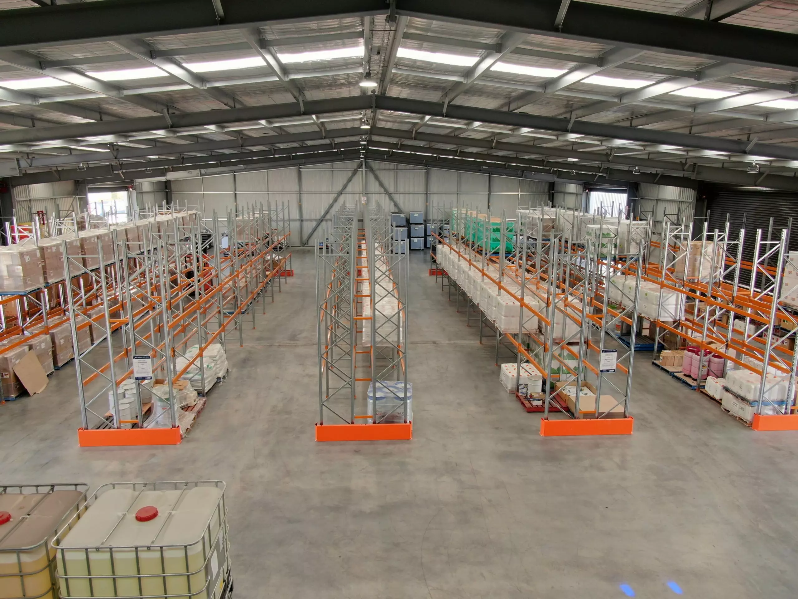 Booth Transport head office building electrical project aerial