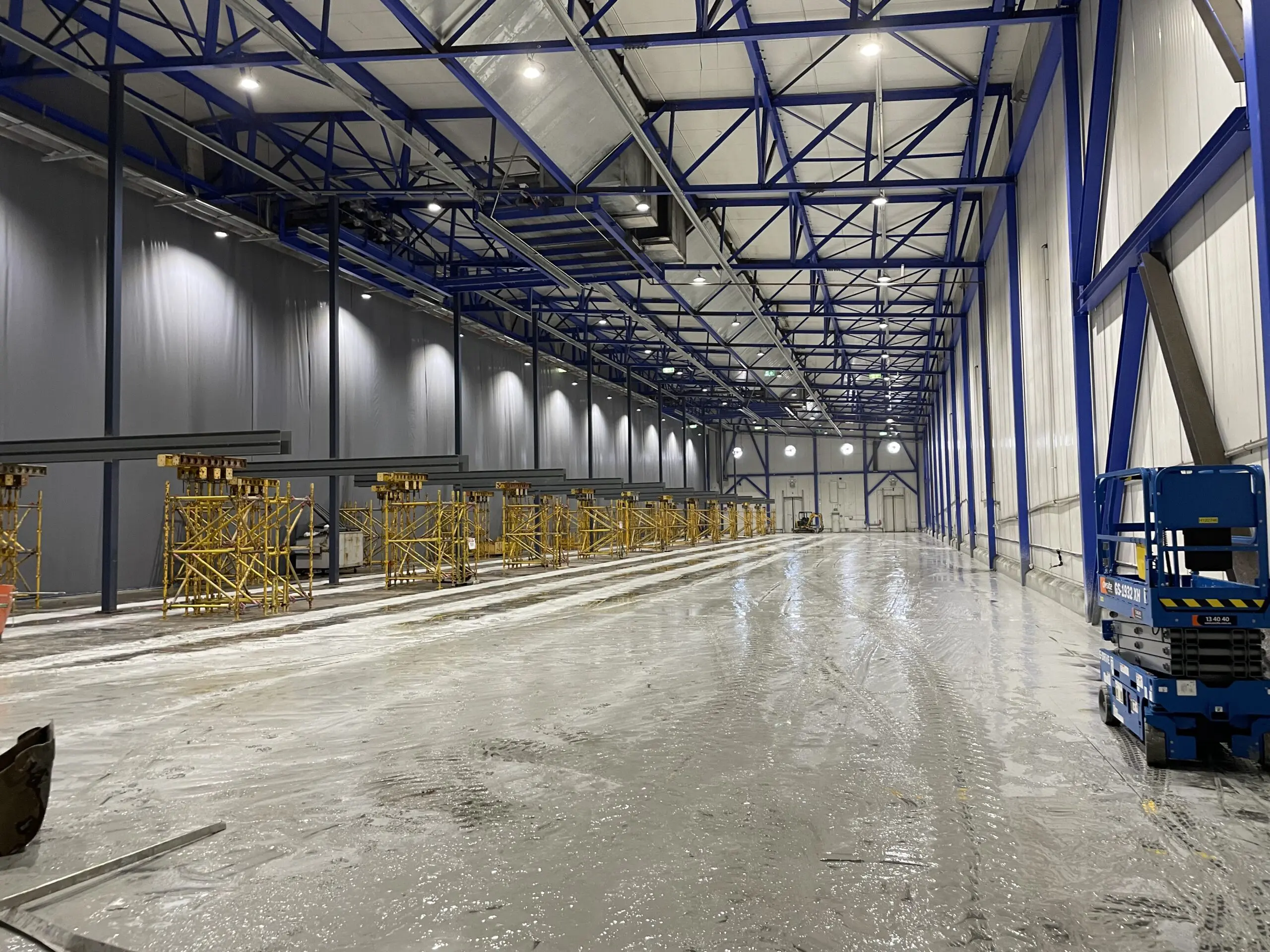 LED high bay lighting at Metcash IGA warehouse Perth